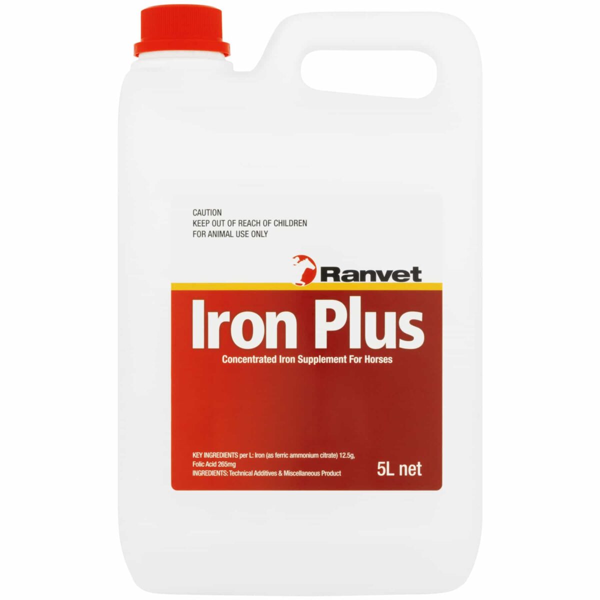 شربت آهن اسب آیرون پلاس رانوت iron plus