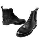 نیم بوت سوارکاری چرمی اشترن stern جلو زیپ