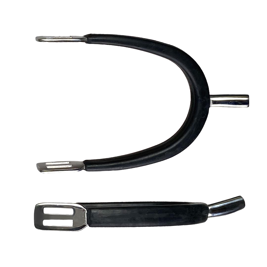 IMG_6890 مهمیز آهنی لاستیک دار Homer/اسب - Image 1